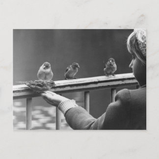 Erstellen einer geordneten Warteschlange Postkarte