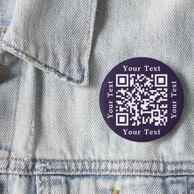 Erstellen einer Lila Website oder scannen Sie mich Button (Create Purple Website or Scan Me to Pay QR Code Button)