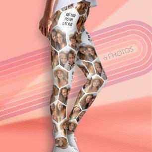 Erstellen eines benutzerdefinierten 6-Foto Collage Leggings