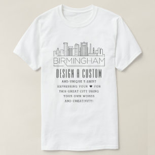 Erstellen eines benutzerdefinierten Birmingham, Al T-Shirt