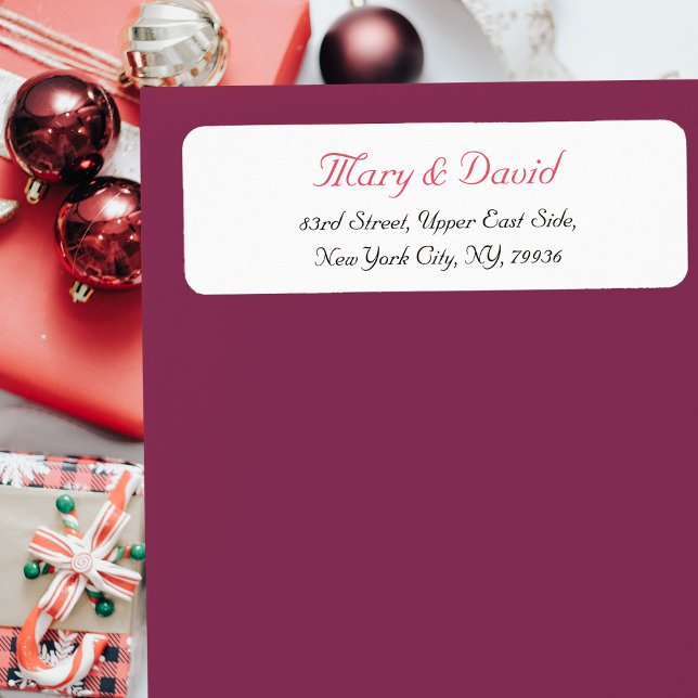 Erstellen eines benutzerdefinierten Elegant-Rückse (Create Custom Elegant Wedding Return Address Label)