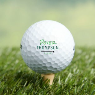 Erstellen eines benutzerdefinierten Green Name Gol Golfball