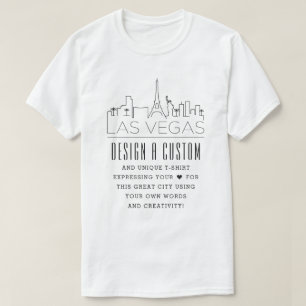Erstellen eines benutzerdefinierten Las Vegas, Nev T-Shirt