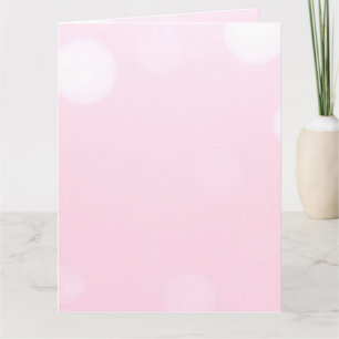 Erstellen eines benutzerdefinierten Light Pink Bok Karte