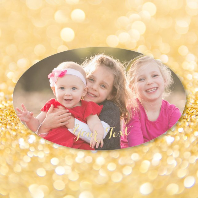 Erstellen eines benutzerdefinierten Oval-Foto-Stic Ovaler Aufkleber (Create Custom Oval Photo Stickers Sheet)