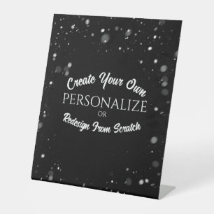 Erstellen eines benutzerdefinierten Personalisiert Sockelschild