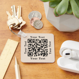 Erstellen eines benutzerdefinierten QR-Code-Firmen Schlüsselanhänger