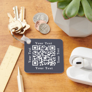 Erstellen eines benutzerdefinierten QR-Code-Scan-F Schlüsselanhänger