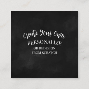 Erstellen eines benutzerdefinierten quadratische visitenkarte