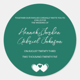 Erstellen eines benutzerdefinierten Smarald-Grün-A Runder Aufkleber