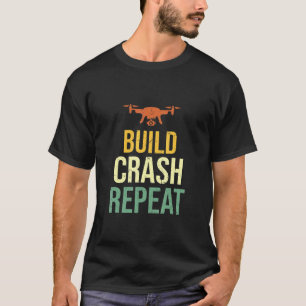 Erstellen eines Crash Repeat Aviation Beruflich Dr T-Shirt