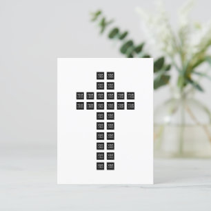 Erstellen eines Cross-Patches mit beliebigen Logos Einladungspostkarte