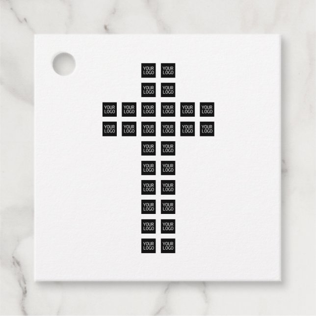 Erstellen eines Cross-Patches mit beliebigen Logos Geschenkanhänger (Vorderseite)