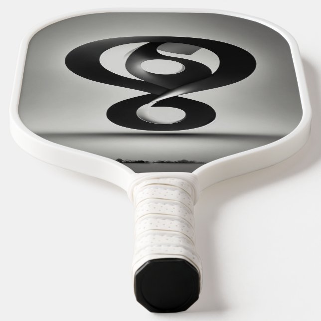 Erstellen eines Logos mithilfe eines Fragezeichens Pickleball Schläger (Ablage )