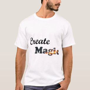 Erstellen eines magischen, einfachen Textdesigns T-Shirt