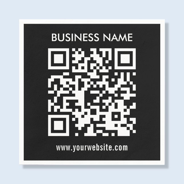 Erstellen eines QR-Codes sofort Modernes, einfache Serviette (Von Creator hochgeladen)