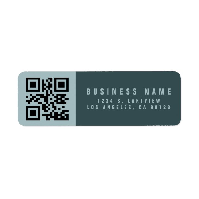Erstellen eines scannbaren QR-Codes | Moderne Rück (Vorne)