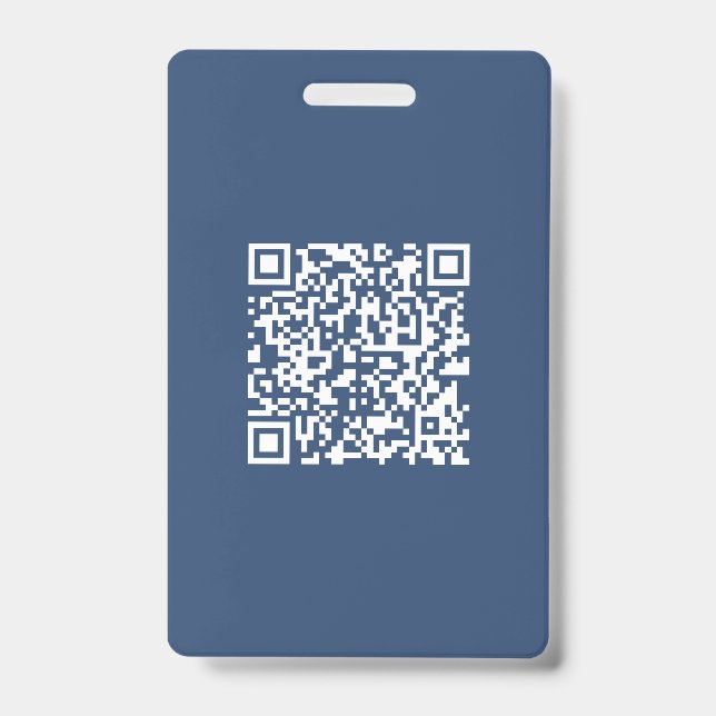 Erstellen eines scannbaren QR-Codes | Verblasenes  Ausweis (Vorderseite)