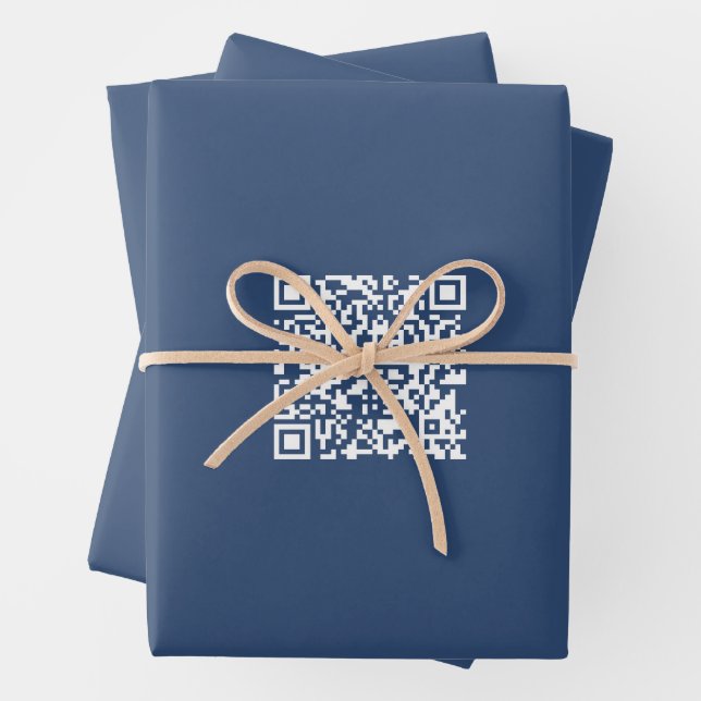 Erstellen eines scannbaren QR-Codes | Verblasenes  Geschenkpapier Set (Beispiel)