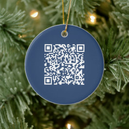 Erstellen eines scannbaren QR-Codes | Verblasenes  Keramik Ornament
