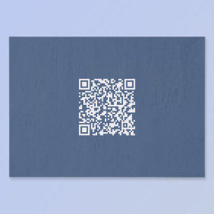 Erstellen eines scannbaren QR-Codes Verblasenes Seidenpapier