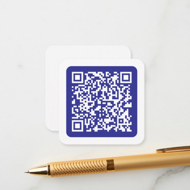 Erstellen eines skalierbaren QR-Codes | Editable D Begleitkarte (Vorderseite/Rückseite Beispiel)