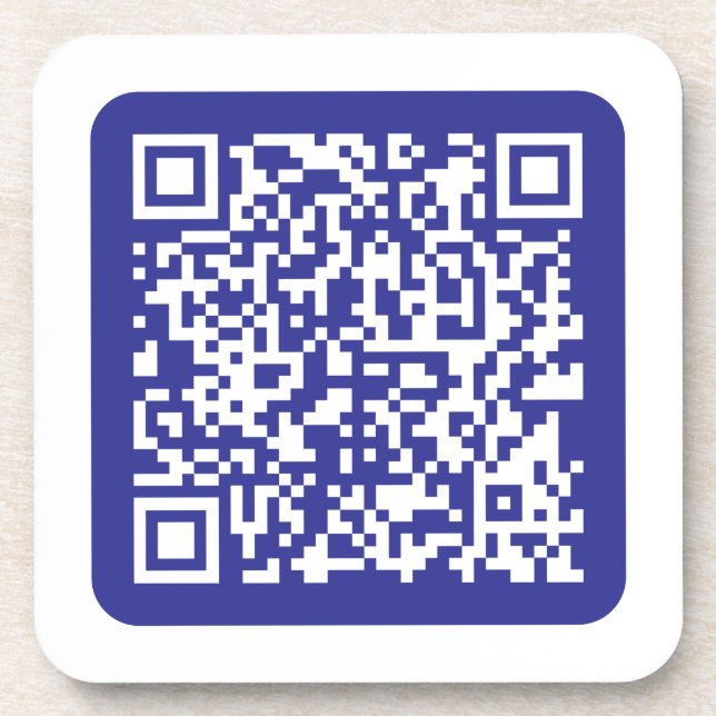 Erstellen eines skalierbaren QR-Codes | Editable D Getränkeuntersetzer (Vorderseite)
