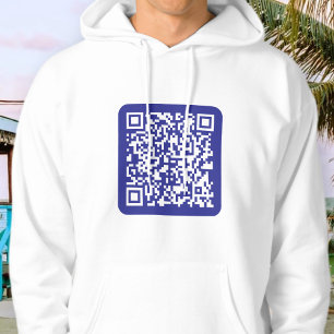 Erstellen eines skalierbaren QR-Codes Editable D Hoodie
