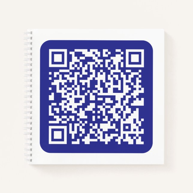 Erstellen eines skalierbaren QR-Codes | Editable D Notizbuch (Vorderseite)