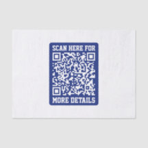Erstellen eines skalierbaren QR-Codes | Navy Blue 