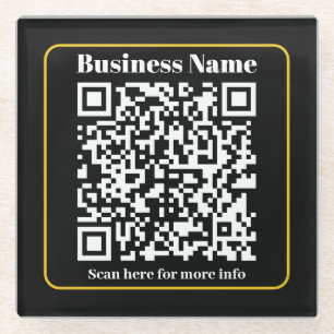 Erstellen eines sofort scannbaren QR-Codes für Unt Glasuntersetzer