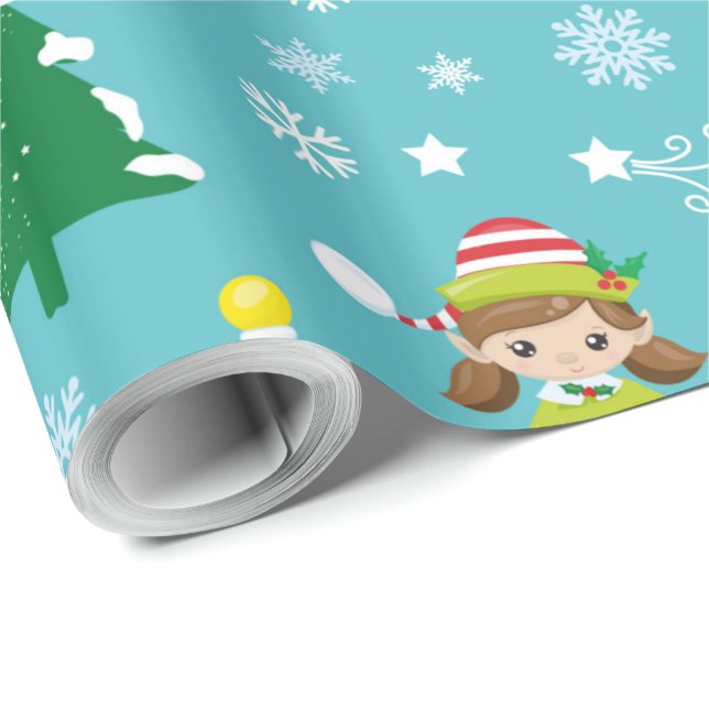 Erstellen oder behalt eines eigenen glänzenden Wra Geschenkpapier (Rolleneckpunkt)