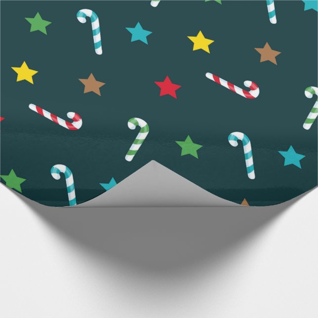 Erstellen oder behalt eines eigenen glänzenden Wra Geschenkpapier (Ecke)