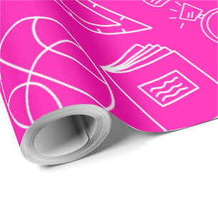 Erstellen oder behalt eines eigenen glänzenden Wra Geschenkpapier