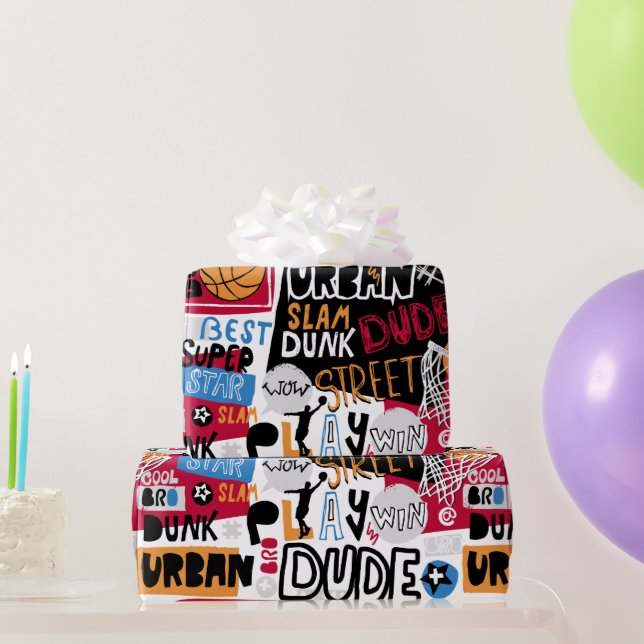 Erstellen oder behalt eines eigenen glänzenden Wra Geschenkpapier (Partygeschenke)