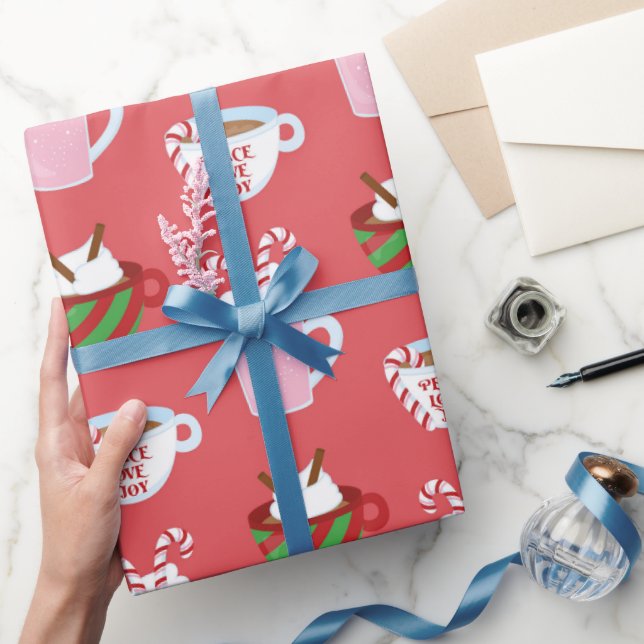 Erstellen oder behalt eines eigenen glänzenden Wra Geschenkpapier (Schenken)