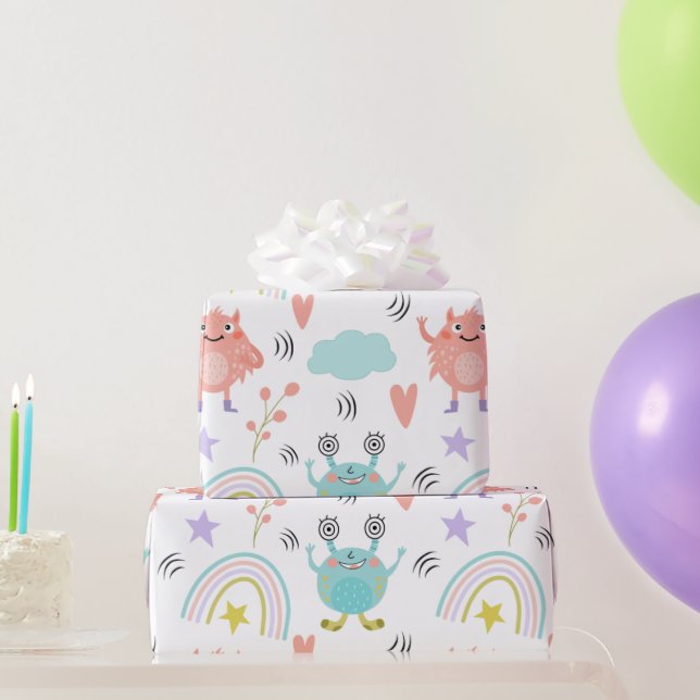 Erstellen oder behalt eines eigenen glänzenden Wra Geschenkpapier (Partygeschenke)