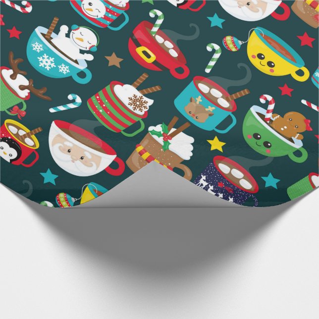 Erstellen oder behalt eines eigenen glänzenden Wra Geschenkpapier (Ecke)