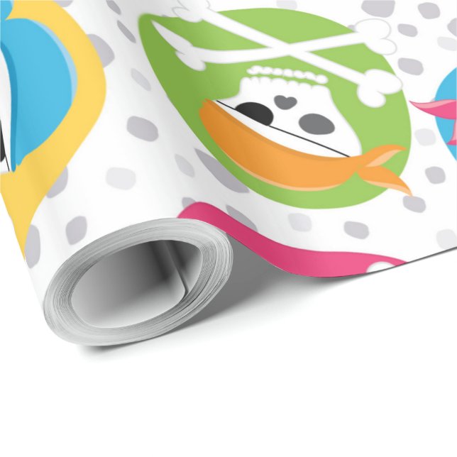 Erstellen oder behalt eines eigenen glänzenden Wra Geschenkpapier (Rolleneckpunkt)