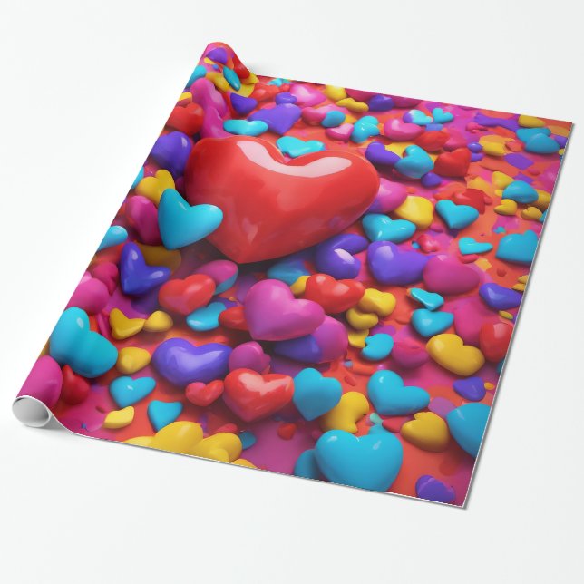 Erstellen oder behalt eines eigenen glänzenden Wra Geschenkpapier (Ungerollt)