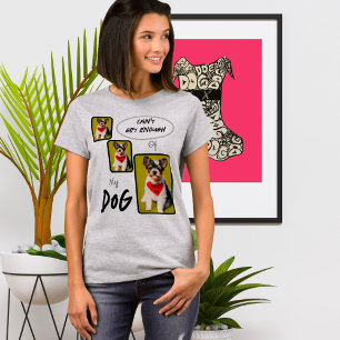 Erstellen/Personalisierter Dog-3-Panel-Fotos T-Shirt