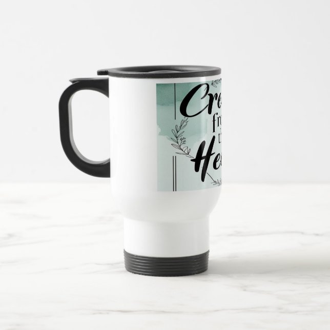 Erstellen Sie aus den Herzreisen Umarmungen 2 Reisebecher (Links)