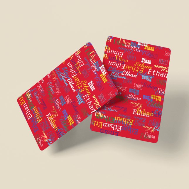 Erstellen Sie Coole Spielkarten mit eigenem Namen (entertaining way to pass the time)