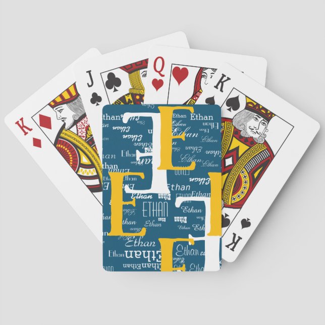 Erstellen Sie Coole Spielkarten mit Ihrem Namen un (Rückseite)