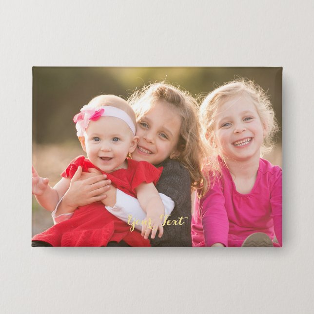 Erstellen Sie den Flair für Ihr eigenes Kids-Foto- Button (Vorderseite)