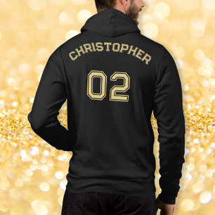 Erstellen Sie den Namen Jersey Number Mens für den Hoodie