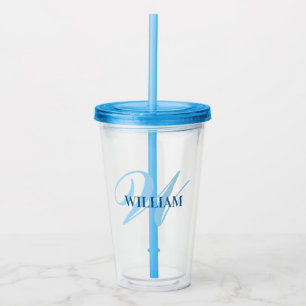 Erstellen Sie den Personalisierten Monogrammnamen  Acryltrinkbecher