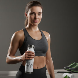 Erstellen Sie den Personalisierten Monogrammnamen Trinkflasche