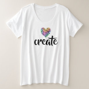 Erstellen Sie den T - Shirt "Frauen mit Plus-Größe