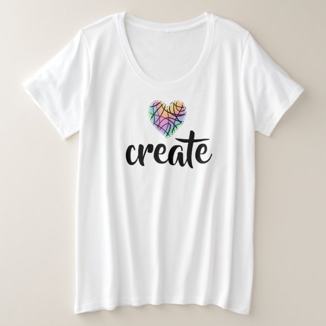 Erstellen Sie den T - Shirt "Frauen mit Plus-Größe (Design vorne)